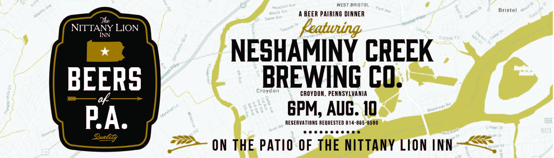 Beers of PA: A Beer Pairing Dinner at PSU w/ Neshaminy Creek Brewing Co.