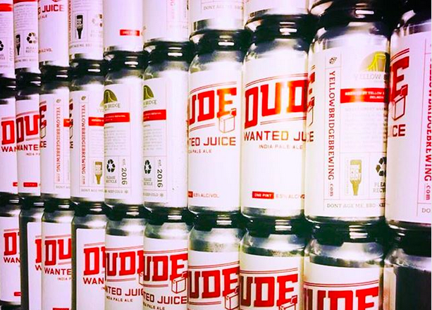 Can Release: Dude Wanted Juice By Yellow Bridge Brewing; Aug. 9th