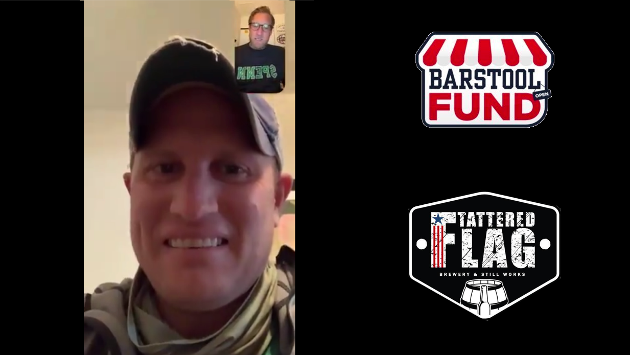 Barstool Fund Provides Donation To Tattered Flag Brewery And Still Works