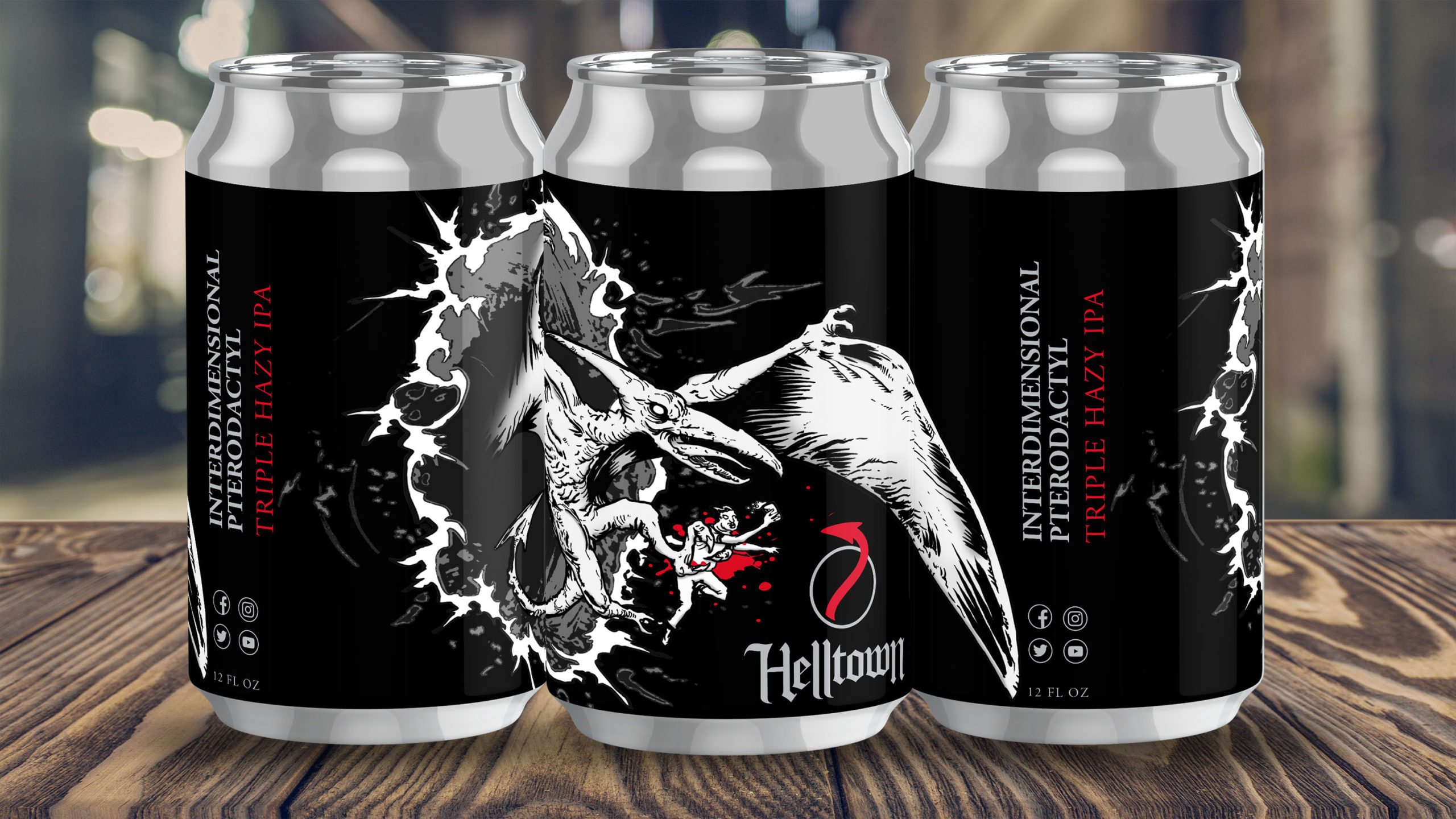 Helltown Brewing To Release Interdimensional Pterodactyl Triple IPA 4/16