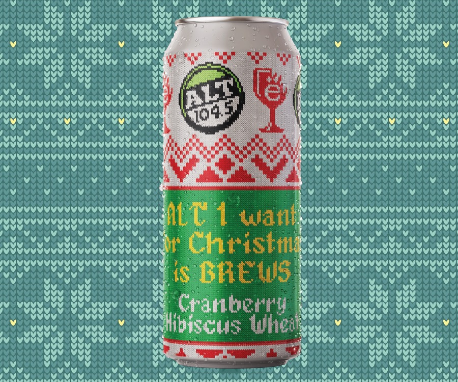 ALT 104.5 Brewery Tour Broken Goblet ALT I want for Christmas is BREWS