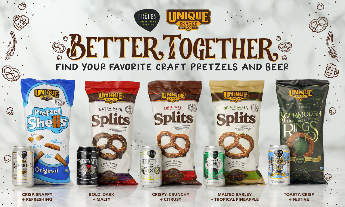 Tröegs Beer And Unique Pretzels Team Together For A Second Year On New Pairings
