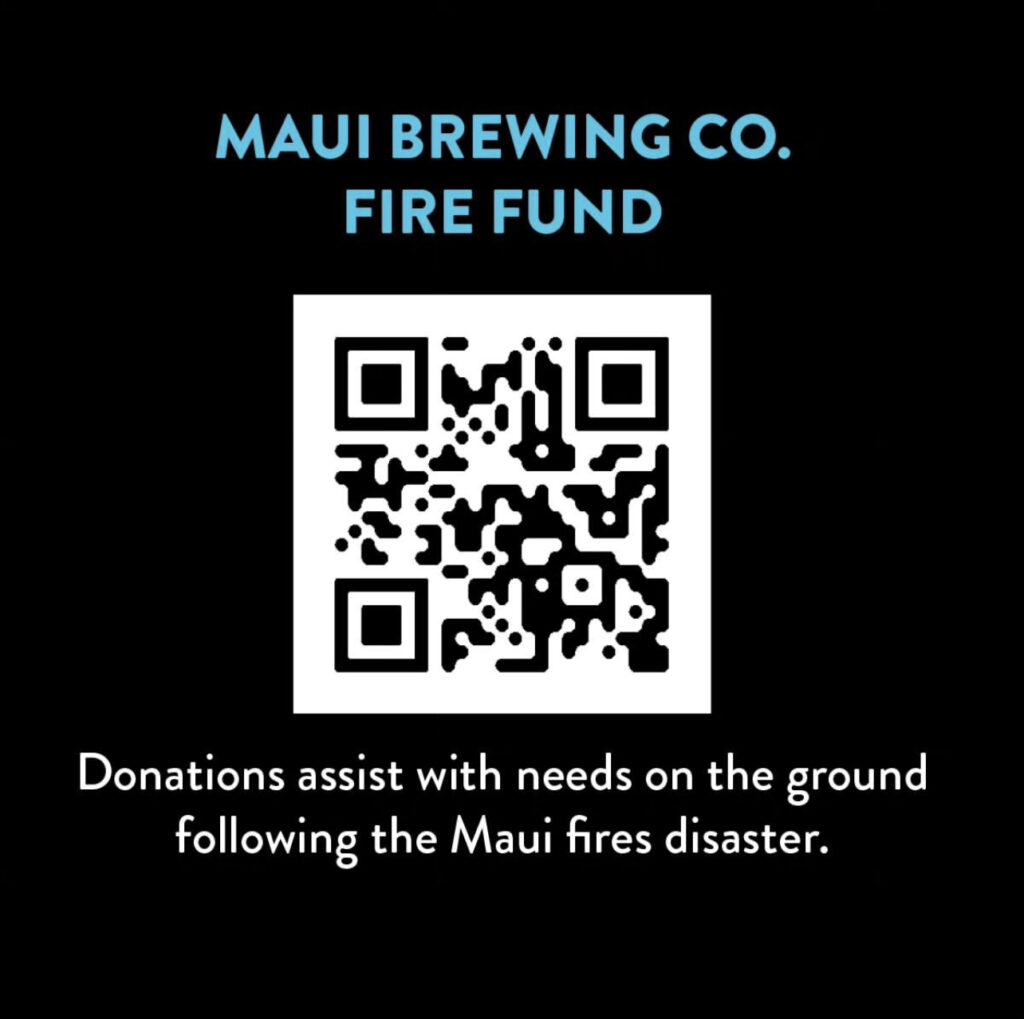 Maui Brewing Company Kōkua Maui Wildfire Relief