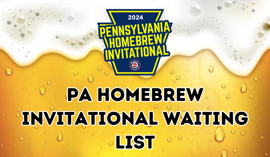 2024 Homebrew Invitational Waiting List Breweries In PA   Featured Image For Articles1 1140x665 