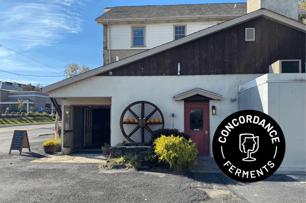 The Concordance Ferments mill building in Hatboro, Pennsylvania