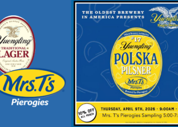 Yuengling Introduces Collaboration With Mrs. T’s Pierogies